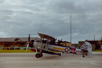 W5856 @ EGDY - RNHF Swordfish representing aircraft A2A in the markings carried by 810 NAS in 1939. - by Roger Winser