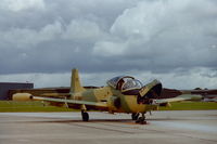 G-UNNY @ EGDY - Ex-Botswana Defence Force Strikemaster coded Z2/OJ4 at RNAS Yeovilton Air Day 1998 - by Roger Winser