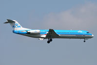 PH-OFC @ EGNT - Fokker 100 (F-28-0100) on finals to 07 at Newcastle Airport in 2008. - by Malcolm Clarke