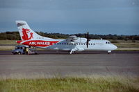 G-WLSH @ EGFH - ATR-42 operated by Air Wales based at Swansea Airport. Summer 2004 - by Roger Winser