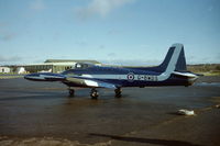 G-BWDS @ EGFH - Formerly XW424 in RAF service. Based at Swansea Airport in 2004? - by Roger Winser