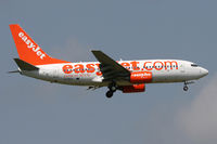 G-EZJL @ EGNT - Boeing 737-73V on short final to 07 at Newcastle Airport in 2008. - by Malcolm Clarke