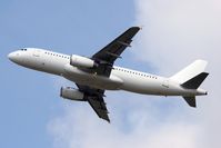 G-TTOJ @ EGNT - Airbus A320-232 climbing away on take off from Runway 25 at Newcastle Airport in 2008. In all white prior to the change to EasyJet colours. - by Malcolm Clarke