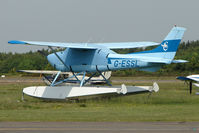 G-ESSL @ EGLK - 1981 Cessna CESSNA 182R, c/n: 182-67947 on floats at Blackbushe - by Terry Fletcher