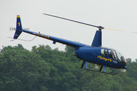 G-PIXX @ EGLD - 2004 Robinson Helicopter Co Inc ROBINSON R44 II, c/n: 10263 at Denham - by Terry Fletcher