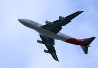 VH-OEF @ KJFK - Same QANTAS B-747, right over the head... - by gbmax