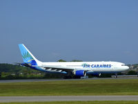 F-OPTP @ EGPH - Air caraibes A330 Lined up for take off on runway 06 - by Mike stanners