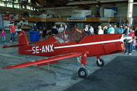 SE-ANX @ ESOW - The only example of the BHT-1 in the hangar of the Aviation Museum at Västerås Hässlö. The aircraft has the unofficial nickname Beauty. - by Henk van Capelle