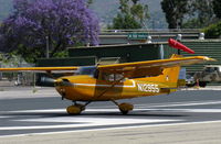 N12955 @ SZP - 1973 Cessna 172M, Lycoming O-320-E2A 150 Hp, landing roll Rwy 22 - by Doug Robertson