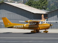 N12955 @ SZP - 1973 Cessna 172M, Lycoming O-320-E2A 150 Hp, taxi - by Doug Robertson