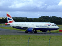 G-BUSJ @ EDI - British airways A320 Arrives at EDI From LHR - by Mike stanners