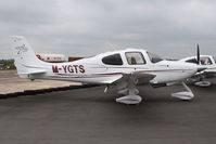 M-YGTS @ EGBT - Cirrus Aircraft SR20 GTS G3, c/n: 1972 - by Trevor Toone