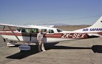 ZK-SEX @ NZTL - Cessna T207A at Lake Tekapo Airport in 2001. - by Malcolm Clarke
