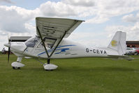 G-CEVA @ X5FB - Ikarus C42 FB80 at Fishburn Airfield, UK in 2009. - by Malcolm Clarke