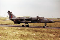 XZ101 @ EGQS - Jaguar GR.1A of 16[Reserve] Squadron at RAF Lossiemouth in the Summer of 1993. - by Peter Nicholson