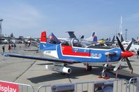 D-FKMT @ EDDB - Pilatus PC-9B of E.I.S. Aircraft (target services for German armed forces) at the ILA 2010, Berlin