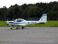 G-BYVD @ EGQL - 1EFTS/12AEF Tutor taxiing out for another air experience flight - by Mike stanners