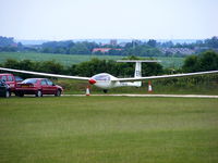 G-DEFW @ X4DT - Slingsby T65C Vega at the Darlton Gliding Club - by Chris Hall