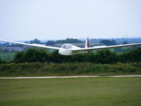 G-CJFM @ X4DT - Schleicher ASK 13 at the Darlton Gliding Club - by Chris Hall