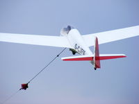 G-CJFM @ X4DT - Schleicher ASK 13 at the Darlton Gliding Club - by Chris Hall