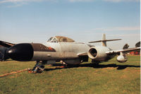 WS832 @ CAX - The Solway Aviation Museum's Meteor NF.14 as seen in the Summer of 1997. - by Peter Nicholson