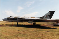 XJ823 @ CAX - This Vulcan B.2A in 35 Squadron markings on display at the Solway Aviation Museum arrived at Carlisle in January 1983. - by Peter Nicholson