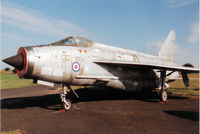 ZF583 @ CAX - This former Royal Saudi Air Force Lightning 53-681 displayed by the Solway Aviation Museum arrived at Carlisle in January 1989. - by Peter Nicholson