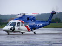 G-CGIW @ EGNJ - Bristow Helicopters Sikorsky S-76C - by Chris Hall