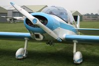 G-AWFW @ X5FB - Jodel D-117 at Fishburn Airfield, UK in September 2008. - by Malcolm Clarke