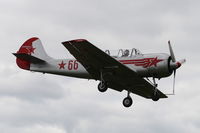 G-YAKN @ EGNA - YAK-52, c/n: 855905 - by Trevor Toone