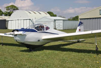 D-KEFO @ X5FB - Scheibe SF-25C Falke 1700 at Fishburn Airfield, UK in May 2010. - by Malcolm Clarke