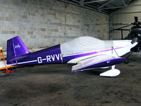 G-RVVI @ EGBN - owned by British Superbike Champion, John Reynolds - by Chris Hall