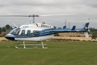 G-FANY @ X5FB - Bell 206L-1 LongRanger II at Fishburn Airfield, UK in August 2006. - by Malcolm Clarke