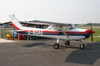 G-BGAE @ EGSF - Cessna F152 II at Peterborough Conington Airfield in March 2007. - by Malcolm Clarke