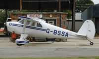 G-BSSA @ EGKH - Shot at EGKH on re-fuel - by Martin Browne