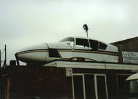 G-BHNG - This Aztec ended its life in a scrapyard in Seaford East Sussex  (old scanned print) - by Andy Parsons