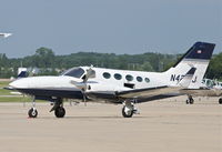 N421AJ @ KDPA - 1ST PARTNERS & CO INC, Cessna 421C Golden Eagle N421AJ on the ramp KDPA on a quick turn from KADS (Addison, TX). - by Mark Kalfas