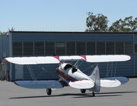 N32135 @ SZP - 1941 Waco UPF-7, Continental W670 220 Hp, a stunning show plane with chromed engine, prop & spinner - by Doug Robertson