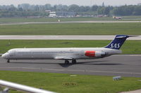 LN-RML @ EDDL - SAS, McDonnell Dougles MD-82, CN: 53002/1835, Aircraft Name: Aud Viking - by Air-Micha