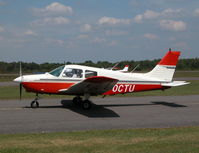 G-OCTU @ EGLK - VISITING PA-28 TAXYING PAST THE CAFE - by BIKE PILOT