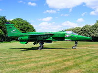 XZ382 @ X3BR - Sepecat Jaguar GR.1 Gate Guard at Bruntingthorpe - by Chris Hall