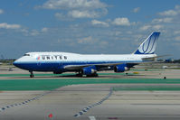 N180UA @ KORD - 1991 Boeing 747-422, c/n: 25224 of United at Chicago O'Hare - by Terry Fletcher