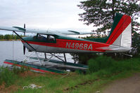 N4968A @ LHD - 1956 Cessna 180, c/n: 32365 at Lake Hood - by Terry Fletcher