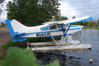N5651D @ LHD - 1983 Maule M-6-235, c/n: 7438C on Lake Hood