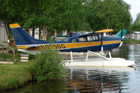 N8796Q @ LHD - 1976 Cessna U206G, c/n: U20603548 on Lake Hood
