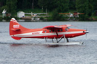 N2899J @ LHD - Rusts Flying Services 1961 Dehavilland OTTER DHC-3, c/n: 425 on Lake Hood - by Terry Fletcher