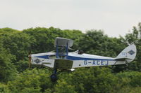 G-ACEJ @ EGTH - 41. G-ACEJ departing Shuttleworth (Old Warden) Airfield  - by Eric.Fishwick