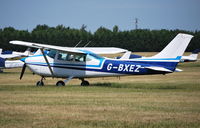 G-BXEZ @ EGLM - Cessna C182P Skylane, Ex OH-CHJ visiting White Waltham - by moxy