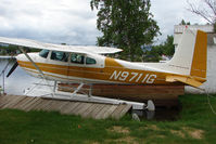 N9711G @ LHD - 1971 Cessna 180H, c/n: 18052211 at Lake Hood - by Terry Fletcher