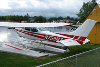 N759MZ @ LHD - 1977 Cessna 182Q, c/n: 18266115 on Lake Hood